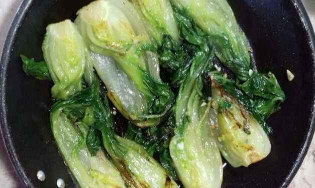 Couve Pak Choi Salteada